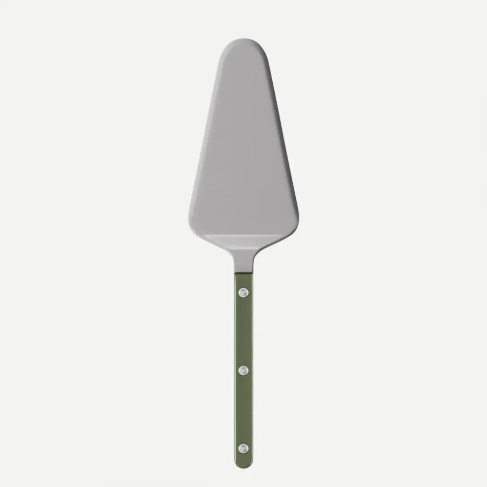 Bistrot Vintage Pearly Dark Green Tart Server 10"