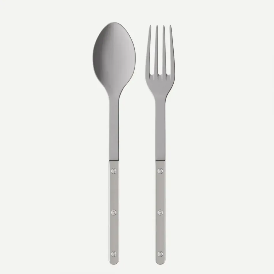 Bistrot Vintage Pearly Grey Serving Set 10.25"