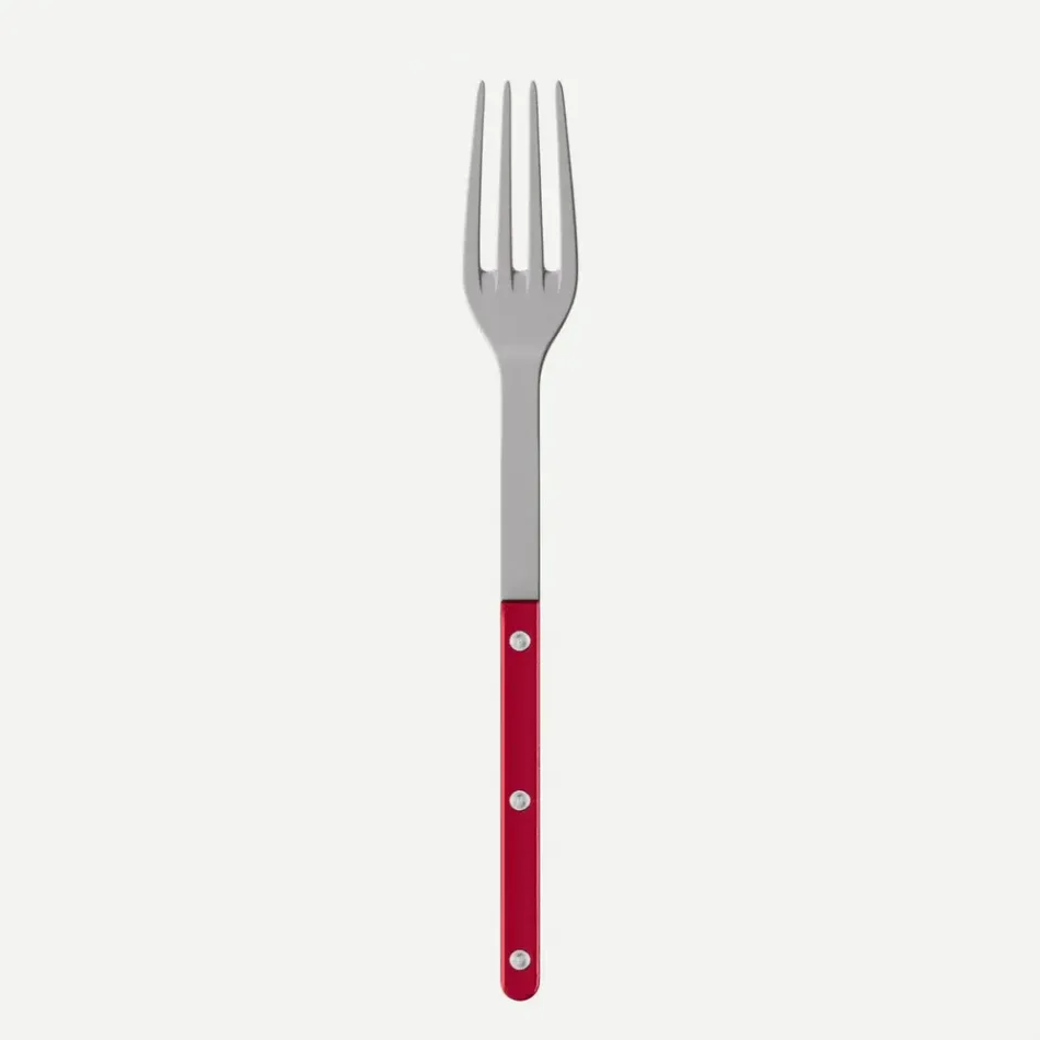 Bistrot Vintage Pearly Red Serving Fork 10.25"