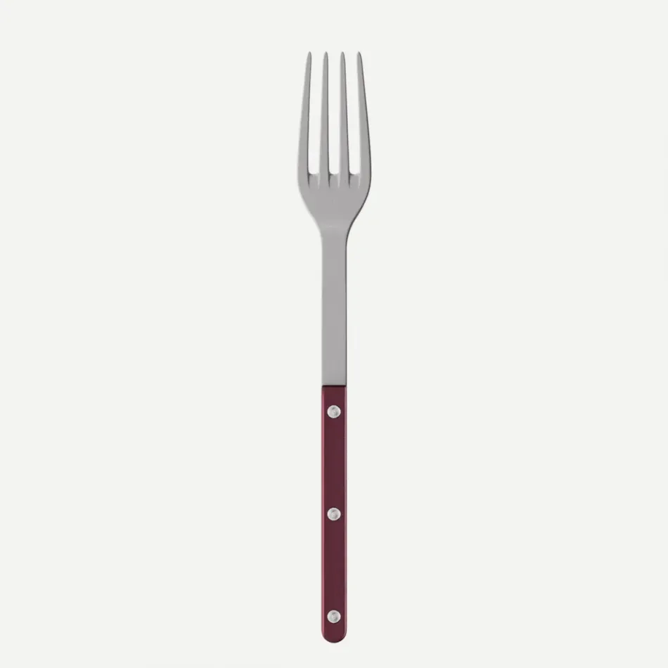Bistrot Vintage Pearly Aubergine Serving Fork 10.25"