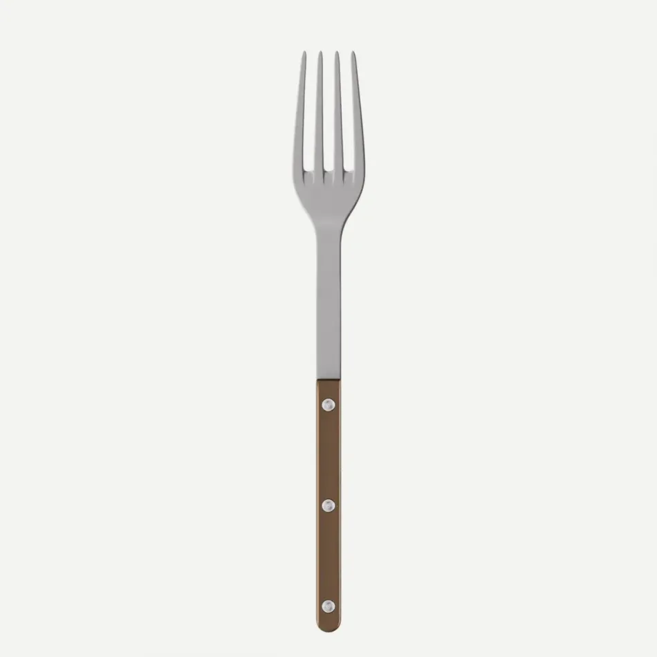 Bistrot Vintage Pearly Brown Serving Fork 10.25"