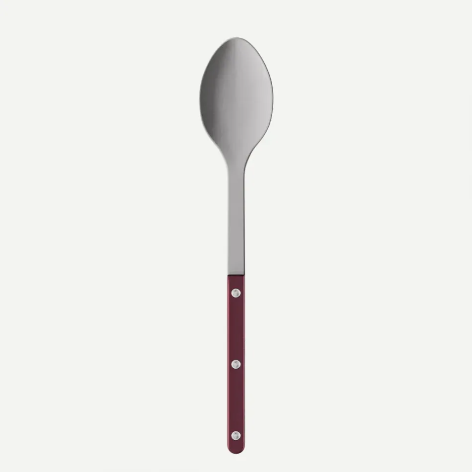 Bistrot Vintage Pearly Aubergine Serving Spoon 10.25"