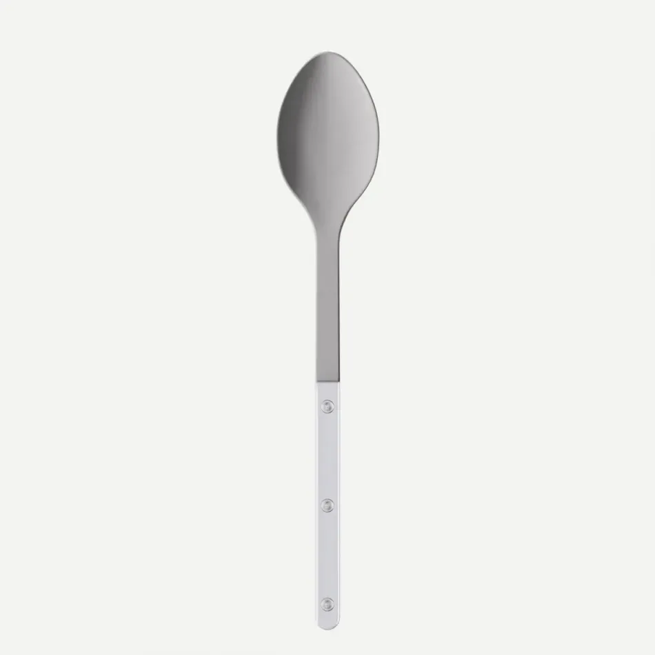 Bistrot Vintage Pearly White Serving Spoon 10.25"
