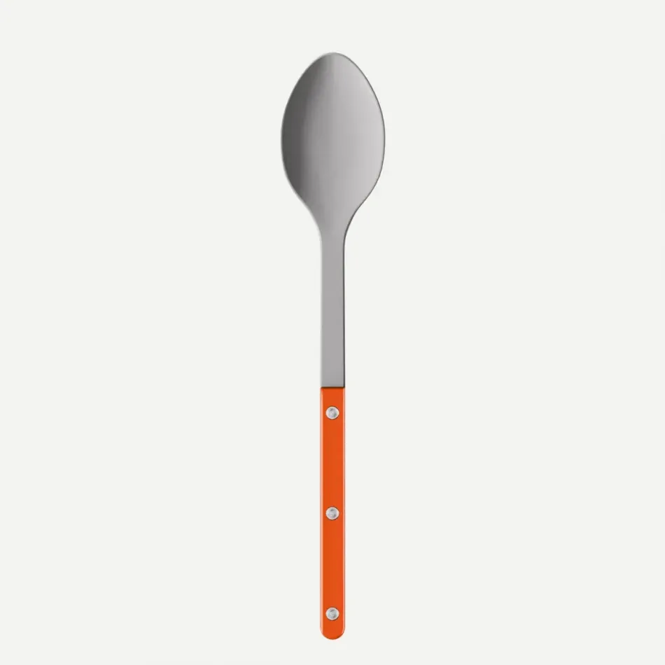 Bistrot Vintage Pearly Orange Serving Spoon 10.25"