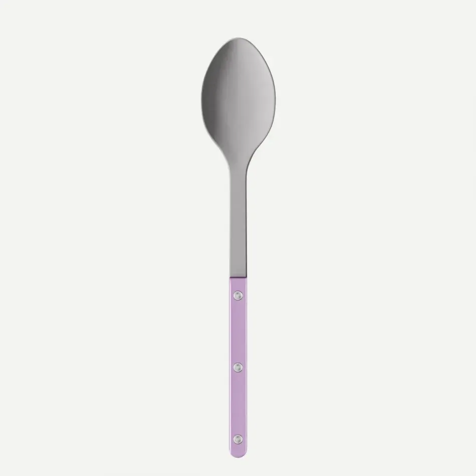Bistrot Vintage Pearly Lilac Serving Spoon 10.25"