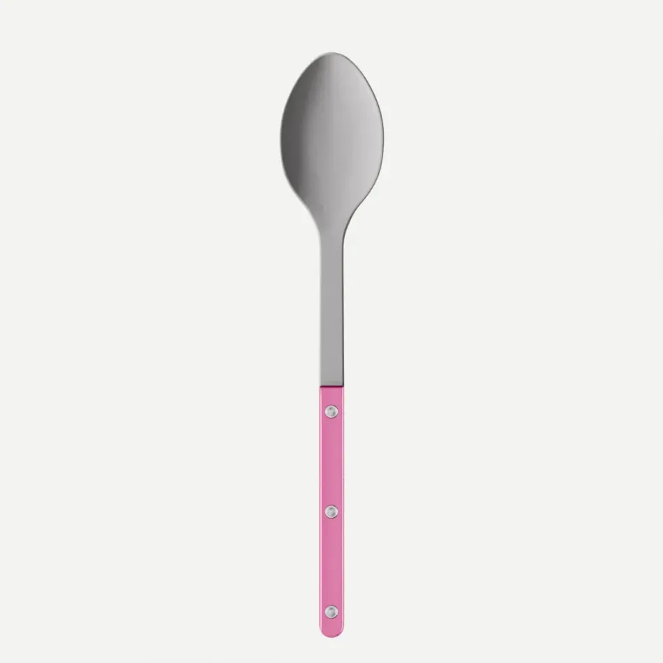 Bistrot Vintage Pearly Pink Serving Spoon 10.25"
