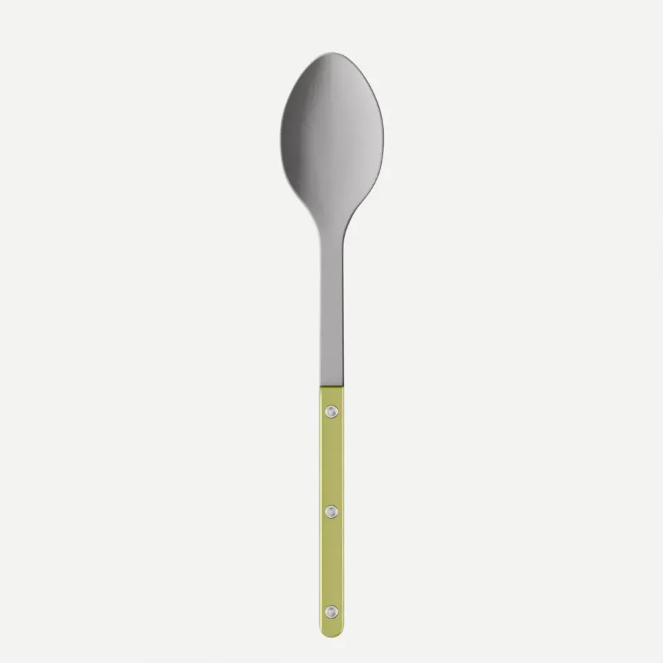 Bistrot Vintage Pearly Moss Serving Spoon 10.25"