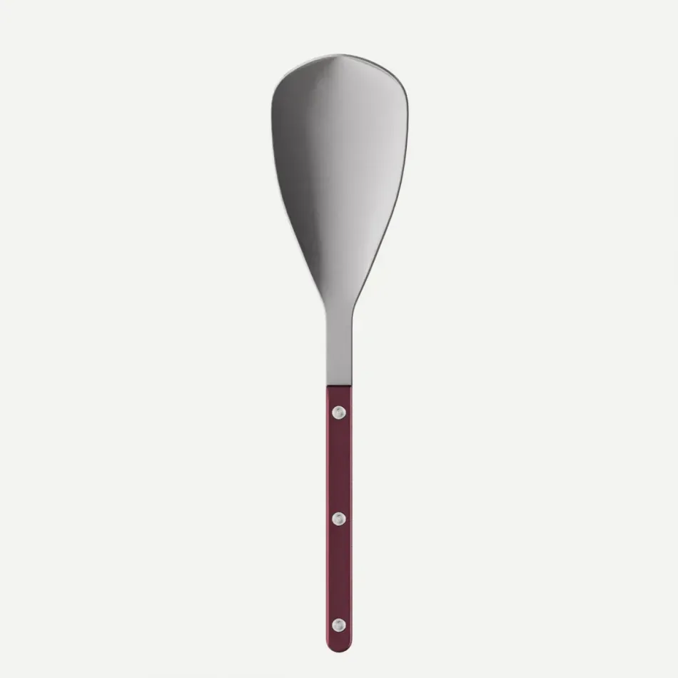 Bistrot Vintage Pearly Aubergine Rice Spoon 10.25"