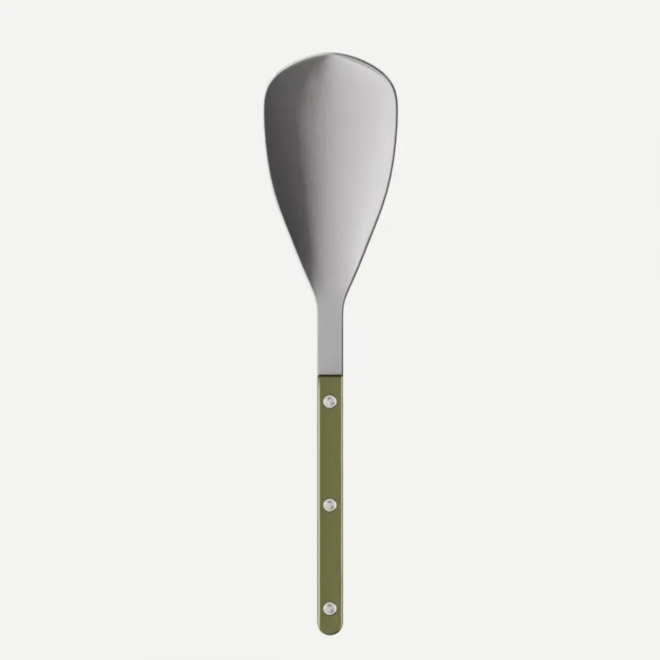 Bistrot Vintage Pearly Olive Rice Spoon 10.25"