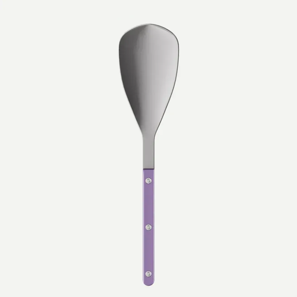 Bistrot Vintage Pearly Purple Rice Spoon 10.25"