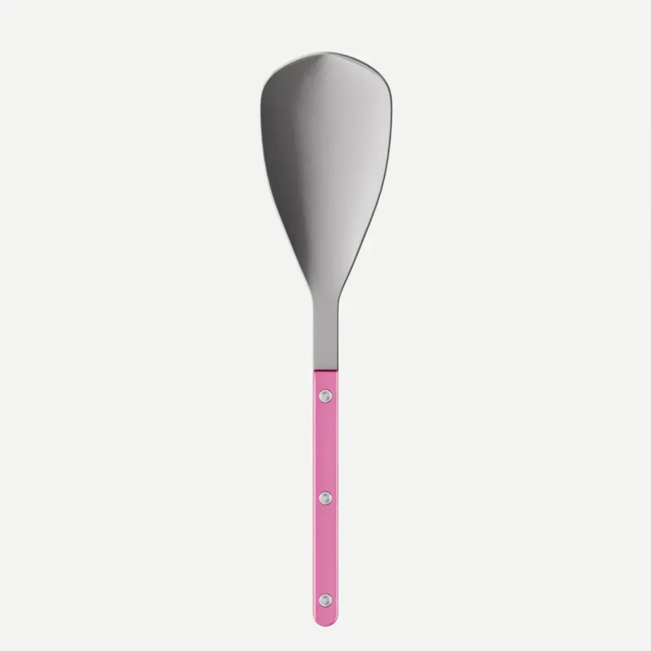 Bistrot Vintage Pearly Pink Rice Spoon 10.25"