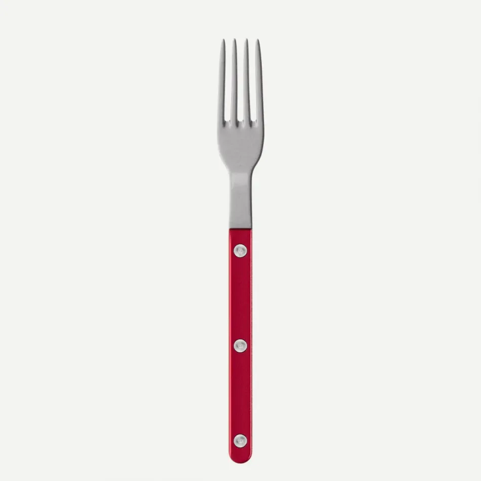 Bistrot Vintage Pearly Red Small Fork 6.5"