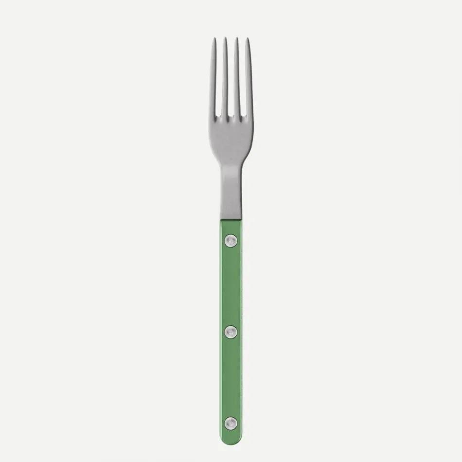 Bistrot Vintage Pearly Garden Green Small Fork 6.5"