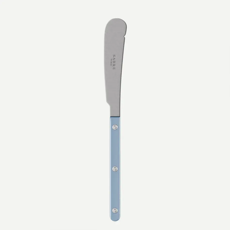 Bistrot Vintage Pearly Light Blue Butter Knife 7.75"