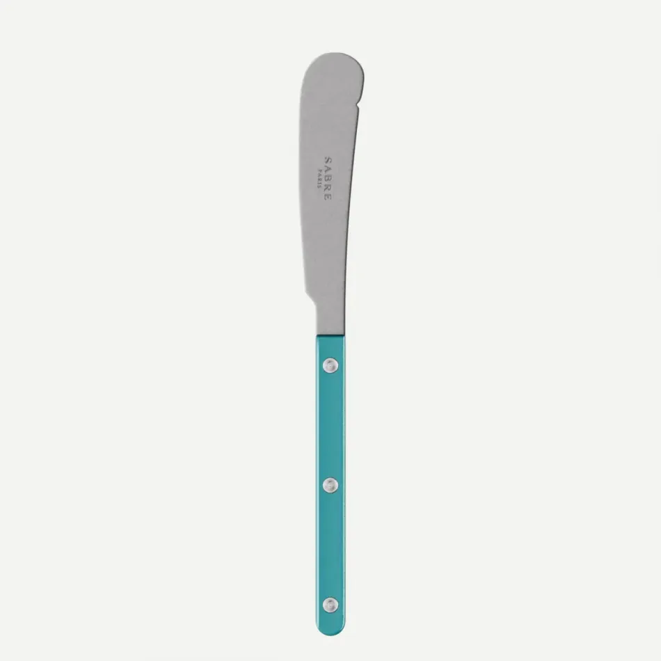 Bistrot Vintage Pearly Turquoise Butter Knife 7.75"
