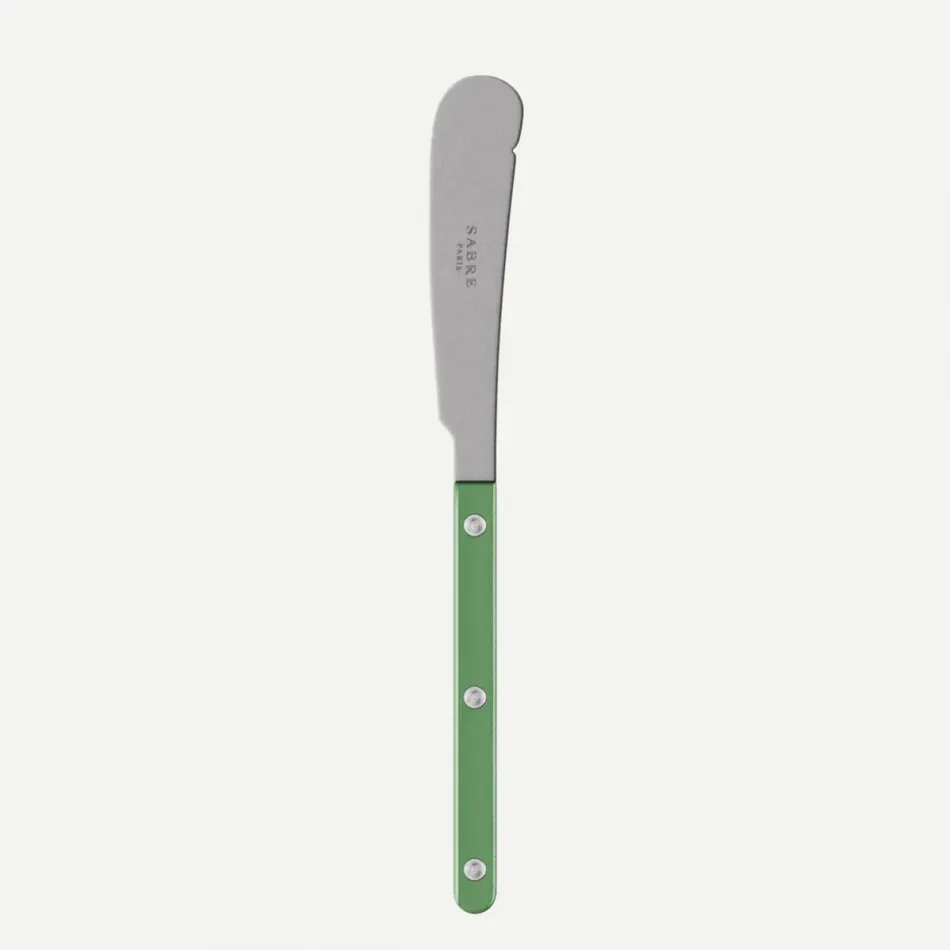 Bistrot Vintage Pearly Garden Green Butter Knife 7.75"