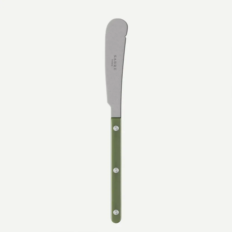 Bistrot Vintage Pearly Dark Green Butter Knife 7.75"