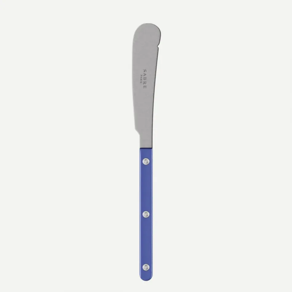 Bistrot Vintage Pearly Lapis Blue Butter Knife 7.75"