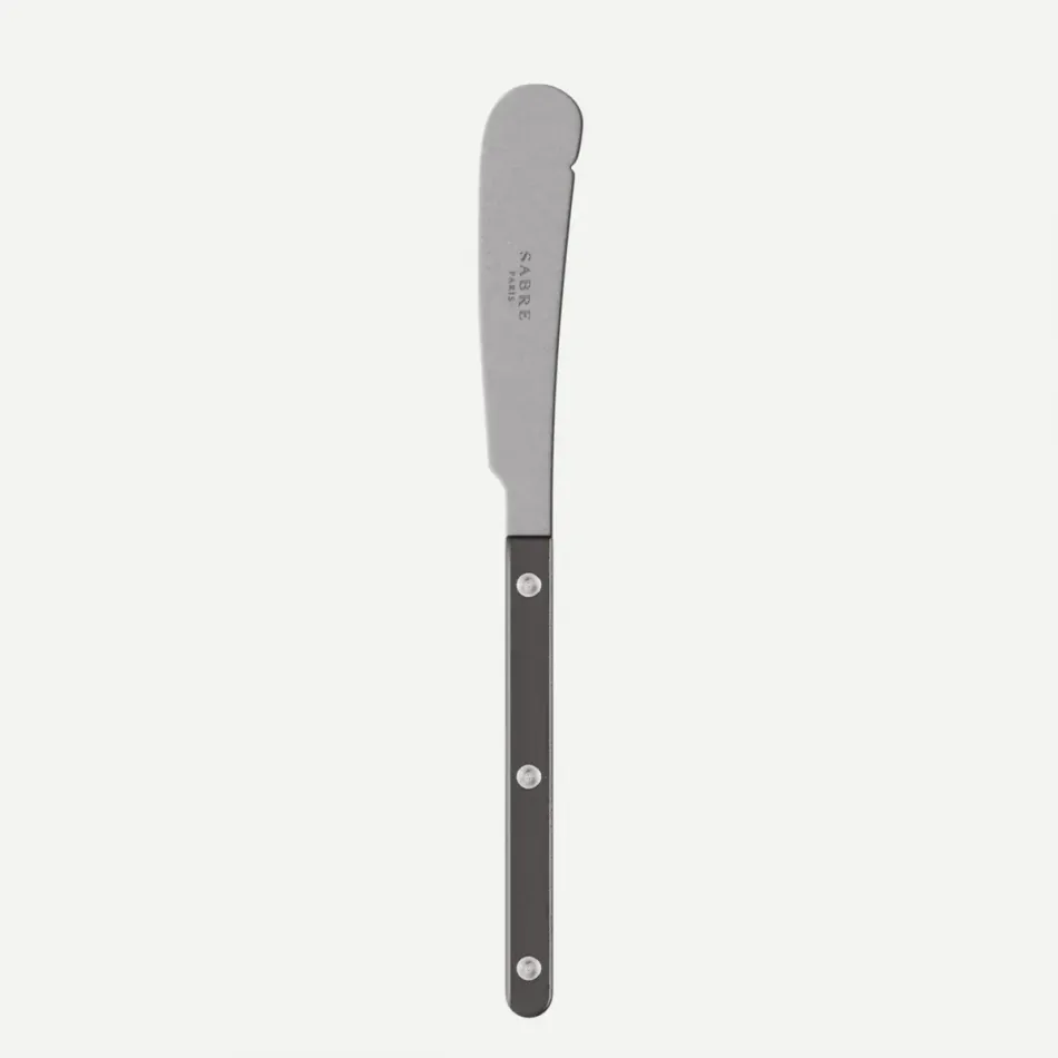 Bistrot Vintage Pearly Dark Grey Butter Knife 7.75"
