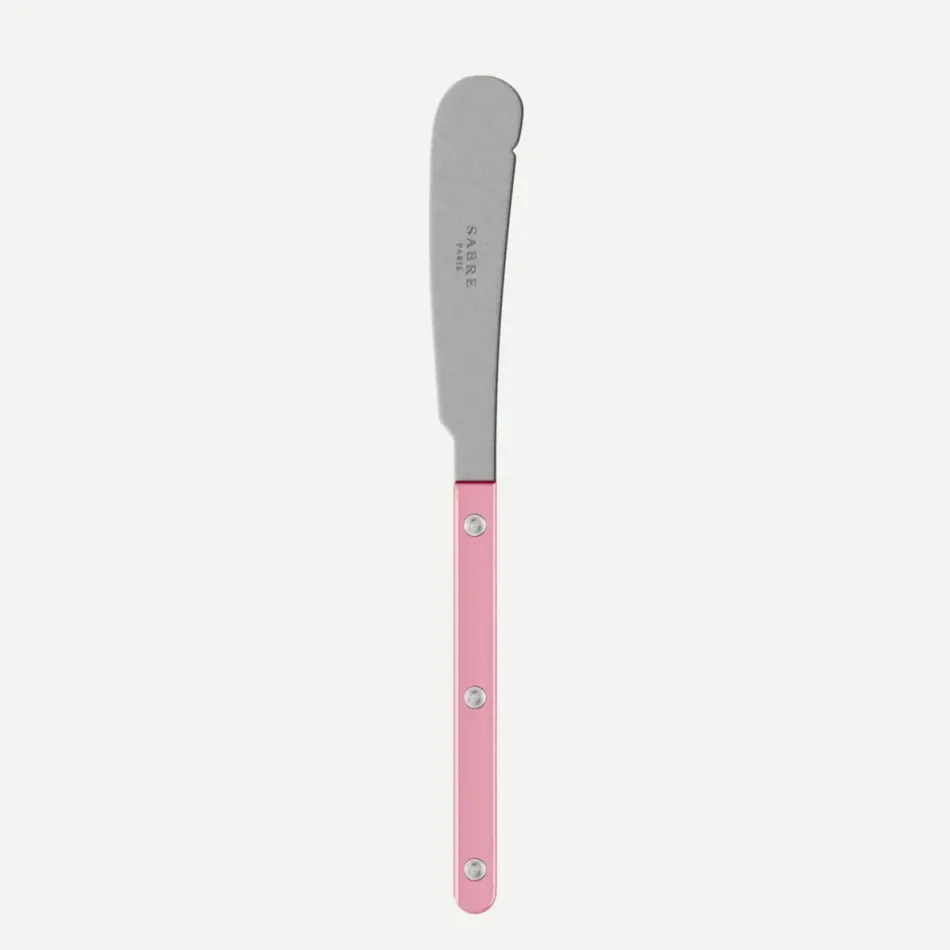 Bistrot Vintage Pearly Soft Pink Butter Knife 7.75"