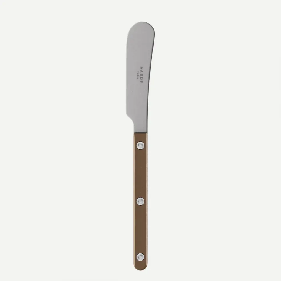 Bistrot Vintage Pearly Brown Butter Spreader 6"