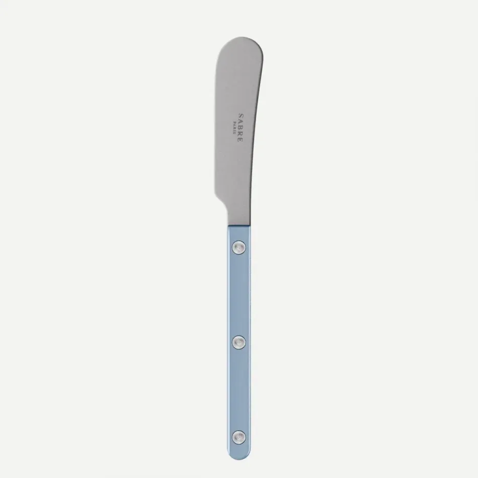 Bistrot Vintage Pearly Light Blue Butter Spreader 5.5"