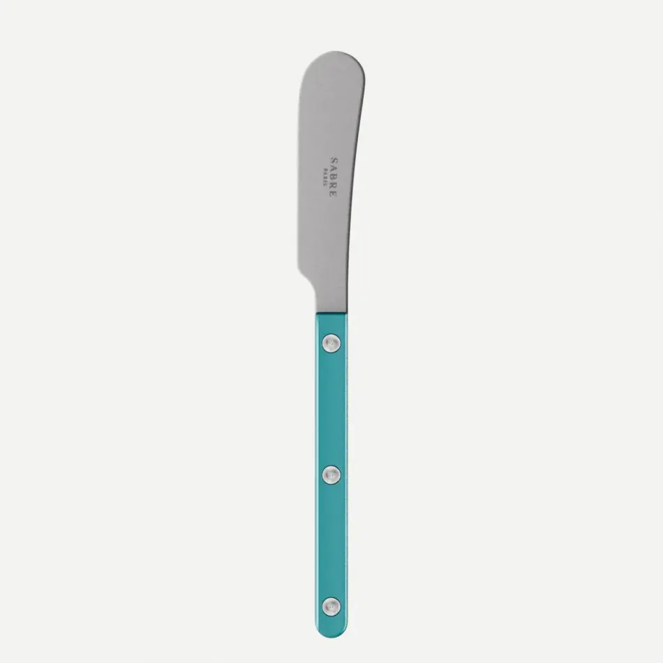 Bistrot Vintage Pearly Turquoise Butter Spreader 5.5"