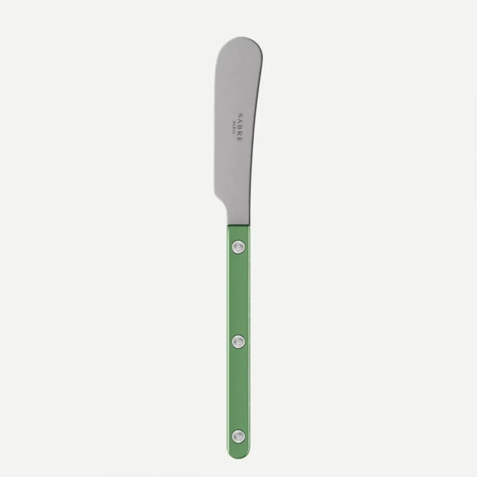 Bistrot Vintage Pearly Garden Green Butter Spreader 5.5"