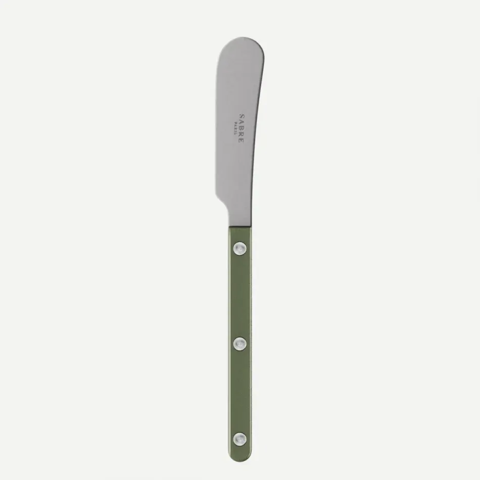 Bistrot Vintage Pearly Dark Green Butter Spreader 5.5"