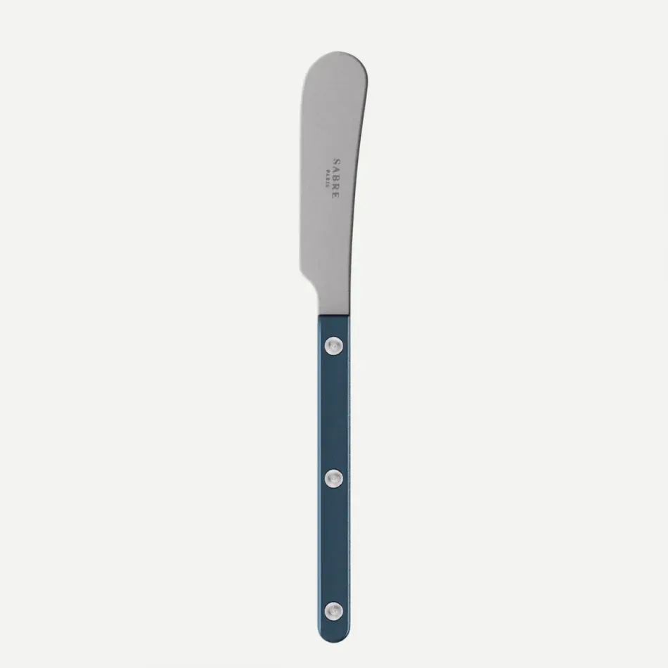 Bistrot Vintage Pearly Steel Blue Butter Spreader 6"