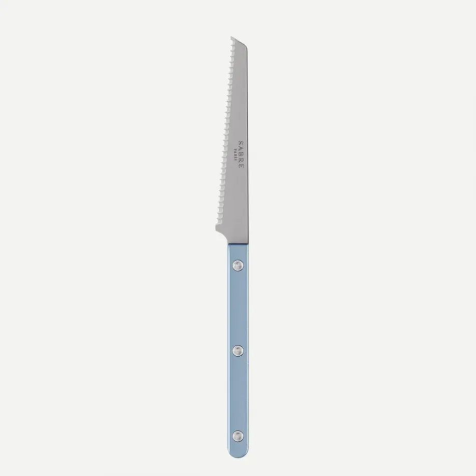 Bistrot Vintage Pearly Light Blue Tomato Knife 8.5"