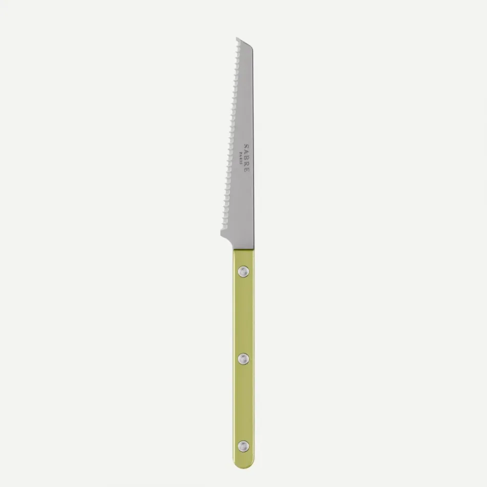 Bistrot Vintage Pearly Moss Tomato Knife 8.5"