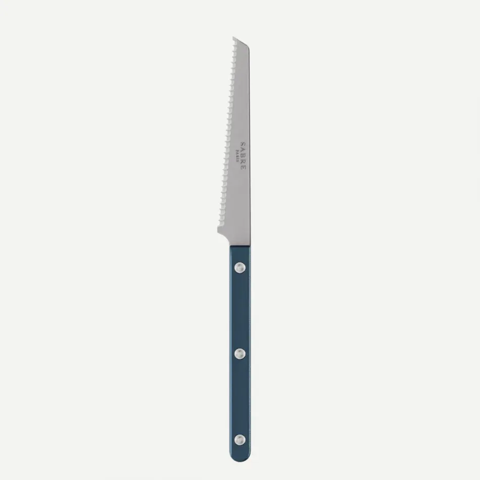 Bistrot Vintage Pearly Steel Blue Tomato Knife 8.5"
