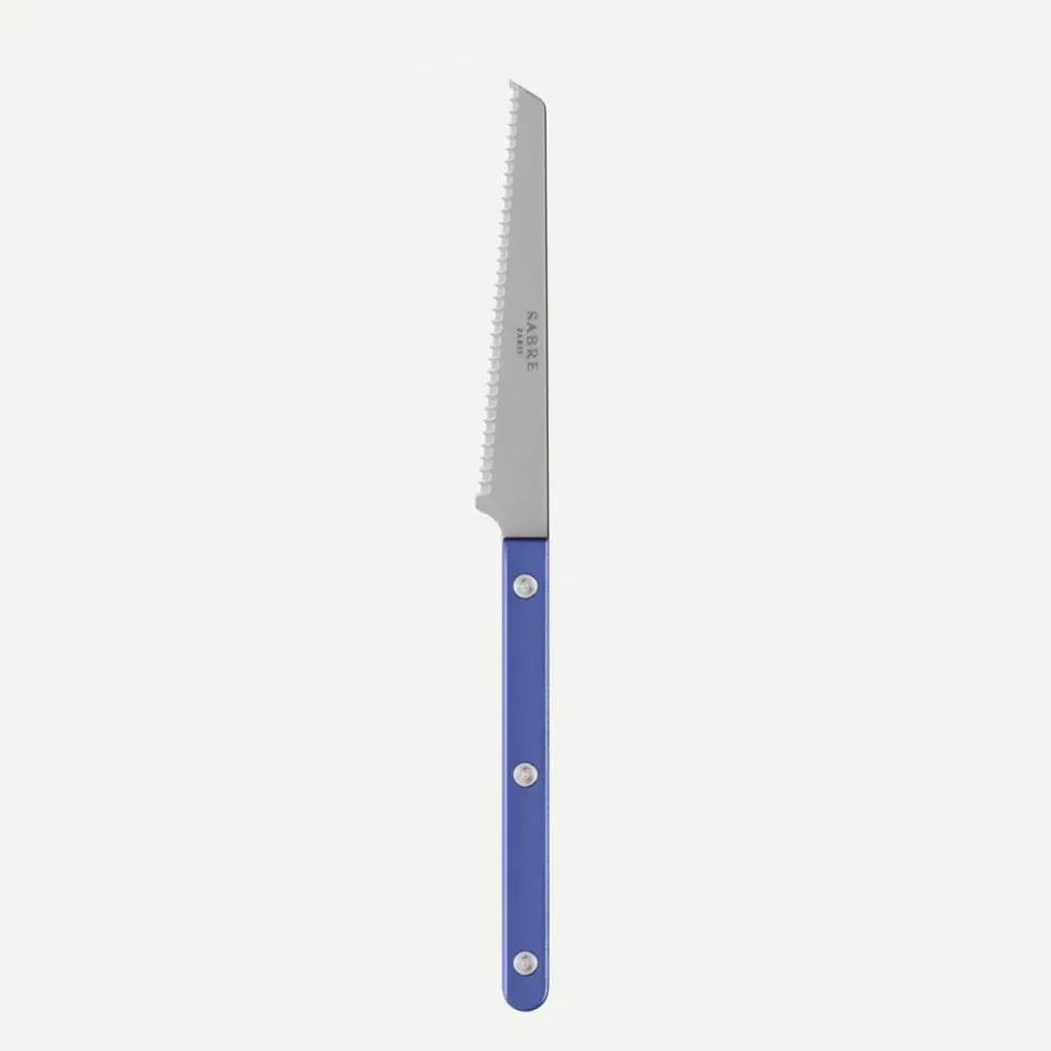 Bistrot Vintage Pearly Lapis Blue Tomato Knife 8.5"