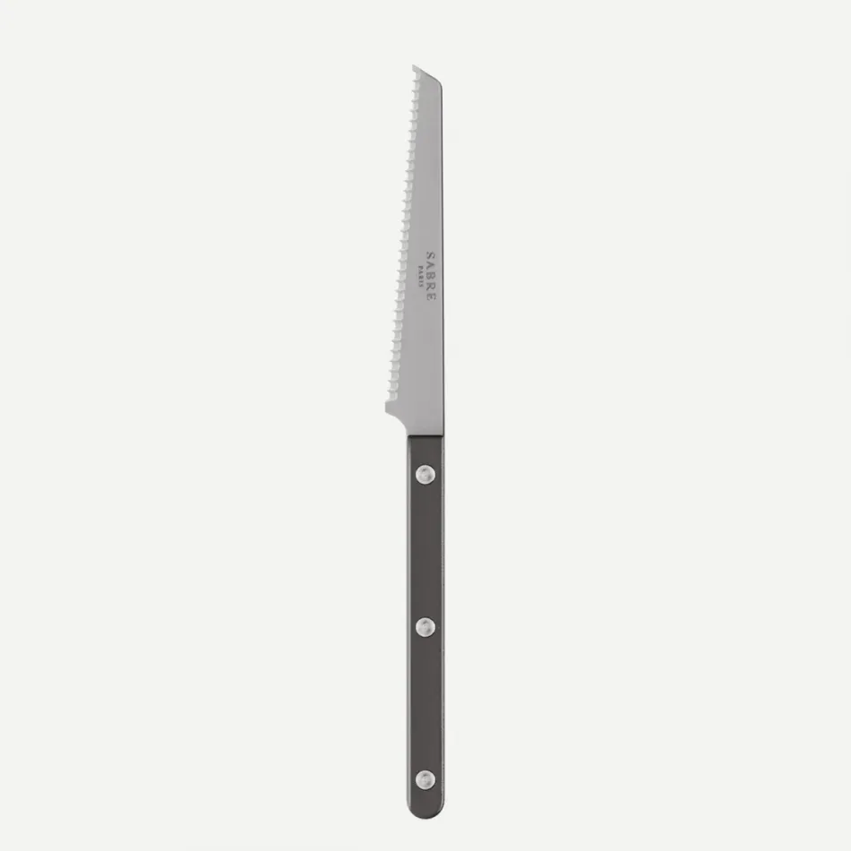 Bistrot Vintage Pearly Dark Grey Tomato Knife 8.5"