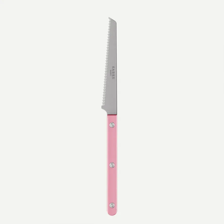 Bistrot Vintage Pearly Soft Pink Tomato Knife 8.5"