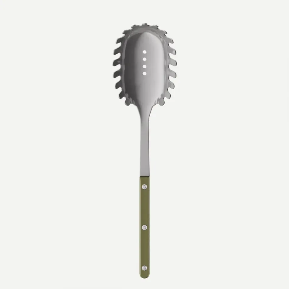Bistrot Vintage Pearly Olive Spaghetti Spoon 10.5"
