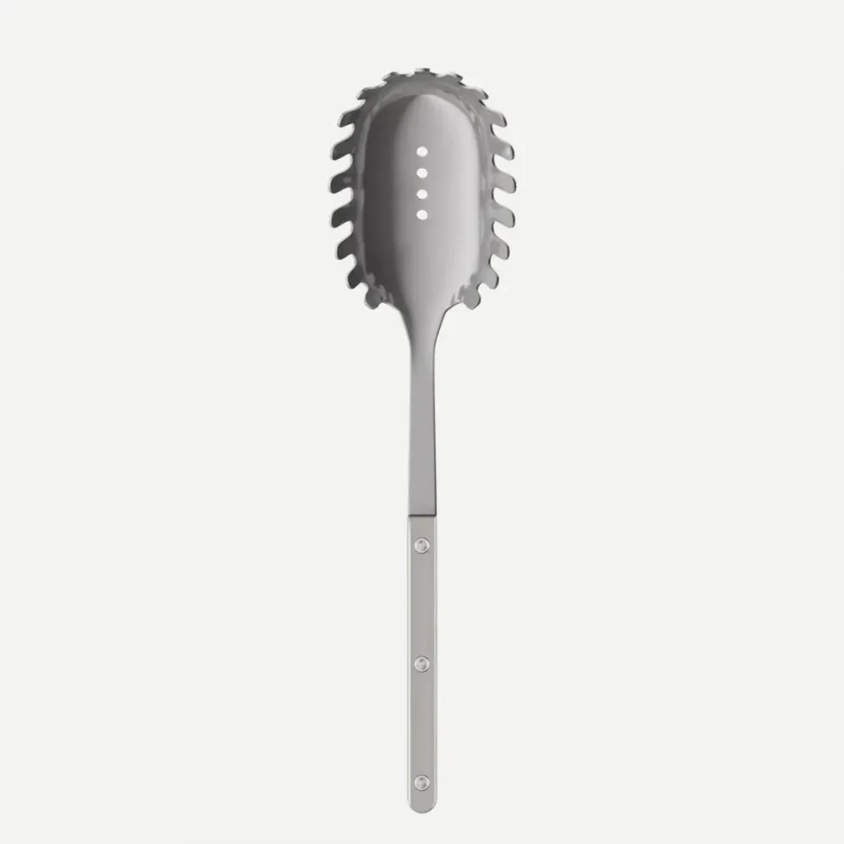 Bistrot Vintage Pearly Grey Spaghetti Spoon 10.5"