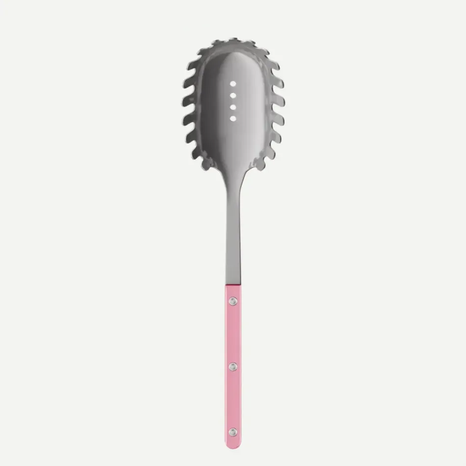 Bistrot Vintage Pearly Soft Pink Spaghetti Spoon 10.5"