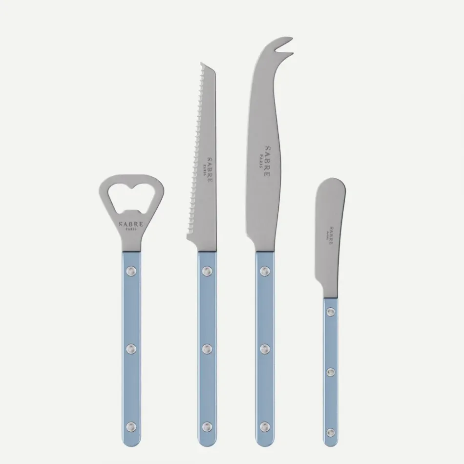 Bistrot Vintage Pearly Light Blue Bistrot Aperitif Set