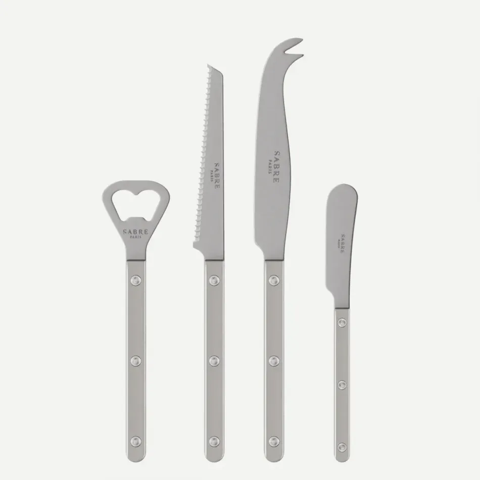 Bistrot Vintage Pearly Grey Bistrot Aperitif Set