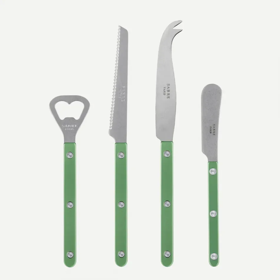 Bistrot Vintage Pearly Garden Green Bistrot Aperitif Set
