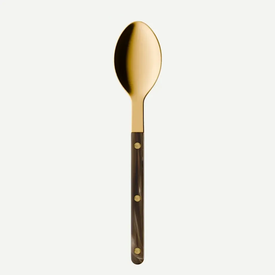 Bistrot Gold Buffalo Faux Buffalo Soup Spoon 8"1/2