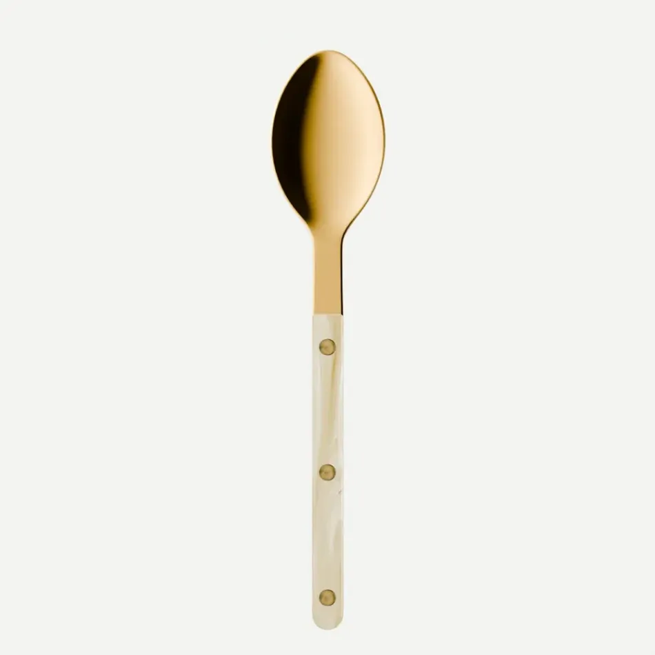 Bistrot Gold Horn Faux Horn Soup Spoon 8"1/2