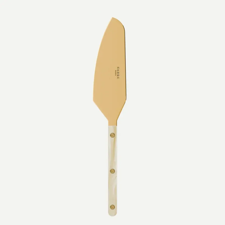 Bistrot Gold Horn Faux Horn Tart Slicer 10"