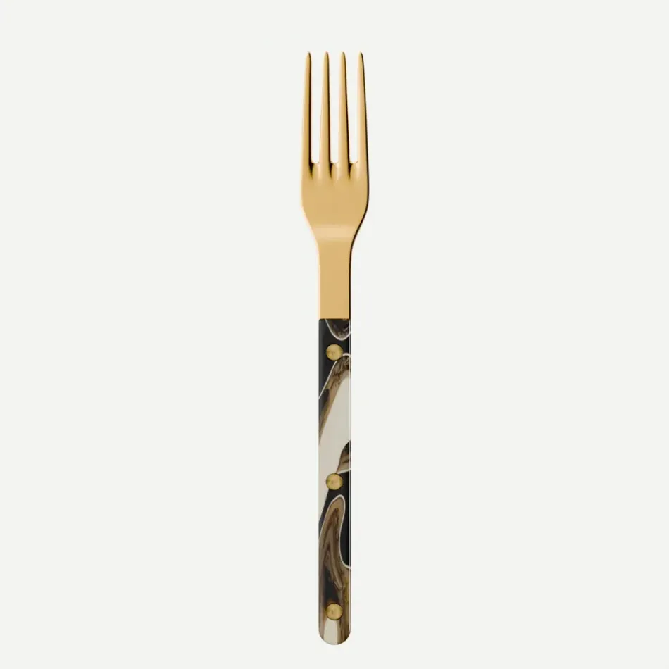 Bistrot Gold Dune Dune Black Dinner Fork 8"1/2