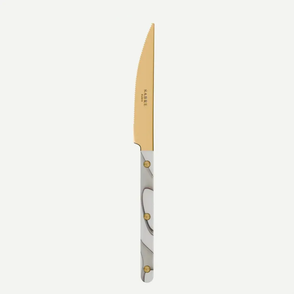 Bistrot Gold Dune Dune Ivory Dinner Knife 9"1/4