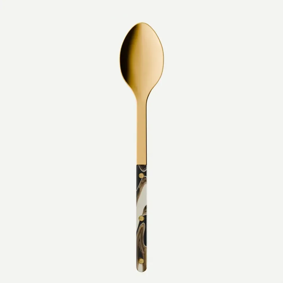 Bistrot Gold Dune Dune Black Serving Spoon 10"1/4