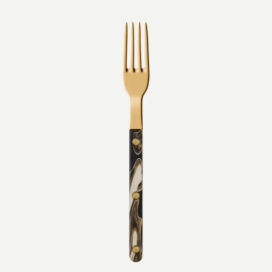 Bistrot Gold Dune Dune Black Small Fork 6"1/2