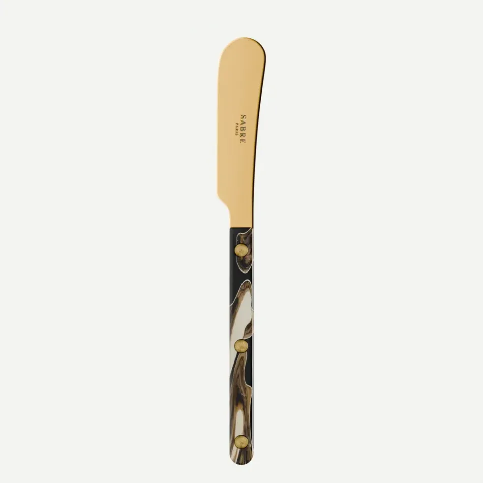 Bistrot Gold Dune Dune Black Butter Spreader 5"1/2